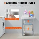 Τραπέζι Εργασίας VEVOR 60x60x80cm Ανοξείδωτο με Ράφι για Επαγγελματική Κουζίνα  60X60X80CFGZTTZT1V0 - Image 5