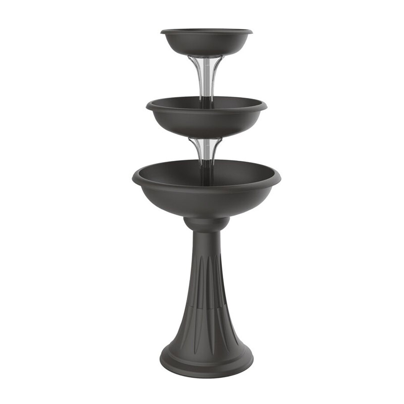 Πλαστική Ανθοστήλη/Γλάστρα Συντριβάνι 3 Ορόφων 50 x 114 cm 29.2 Lt Χρώματος Σκούρο Γκρι Trevy Bama 62011 Πλαστική Ανθοστήλη/Γλάστρα Συντριβάνι 3 Ορόφων 50 x 114 cm 29.2 Lt Χρώματος Σκούρο Γκρι Trevy Bama 62011