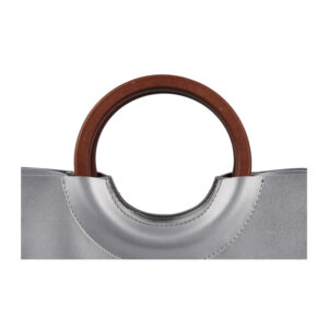 Γυναικεία Τσάντα Χειρός με Λουράκι Χρώματος Ασημί Laura Ashley Ivy 651LAS0968 - Image 4