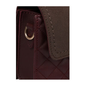 Γυναικεία Τσάντα Ώμου Χρώματος Μπορντό - Καφέ Laura Ashley Monza 651LAS1604 - Image 5