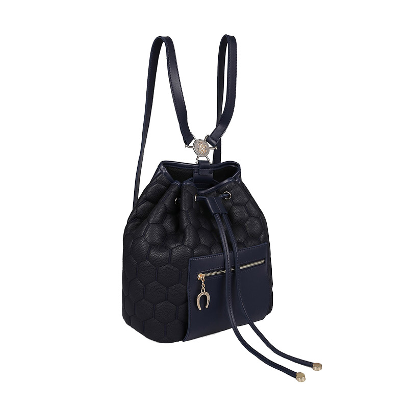 Γυναικεία Τσάντα Πλάτης Χρώματος Μαύρο - Navy Beverly Hills 711 657BHP0814 Γυναικεία Τσάντα Πλάτης Χρώματος Μαύρο - Navy Beverly Hills 711 657BHP0814