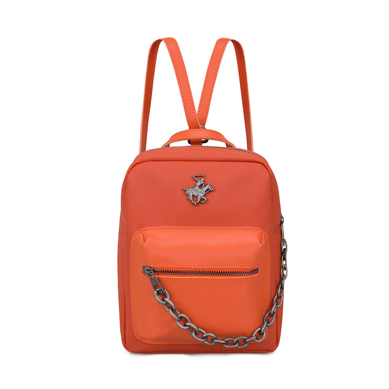 Γυναικεία Τσάντα Πλάτης Χρώματος Πορτοκαλί Beverly Hills Polo Club 668BHP0201 Γυναικεία Τσάντα Πλάτης Χρώματος Πορτοκαλί Beverly Hills Polo Club 668BHP0201
