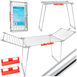 Massido Πτυσσόμενη Απλώστρα Ρούχων Debora από Ανοξείδωτο Ατσάλι 19 μμ 688310