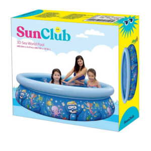 Φουσκωτή Παιδική Στρόγγυλη Πισίνα 205 x 47 cm Jilong 6920388659383 - Image 2