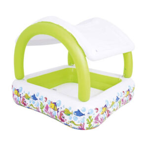 Φουσκωτή Παιδική Πισίνα με Αφαιρούμενο Φουσκωτό Σκίαστρο 145 x 145 x 128 cm Jilong 6920388668163 - Image 5