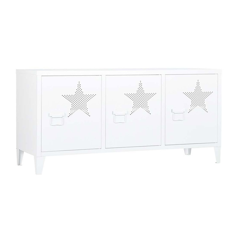 Μεταλλικό Έπιπλο Τηλεόρασης 120 x 40 x 58 cm Χρώματος Λευκό Bakaji 6935653168446 Μεταλλικό Έπιπλο Τηλεόρασης 120 x 40 x 58 cm Χρώματος Λευκό Bakaji 6935653168446