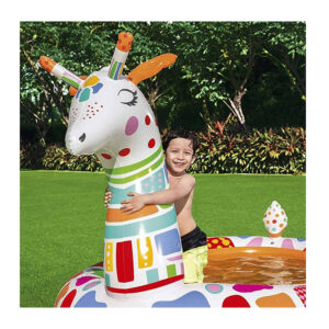 Παιδική Φουσκωτή Πισίνα Καμηλοπάρδαλη με Ψεκαστήρα Νερού 266 x 157 x 127 cm 53089 Bestway 6942138968149 - Image 3