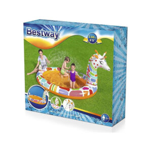 Παιδική Φουσκωτή Πισίνα Καμηλοπάρδαλη με Ψεκαστήρα Νερού 266 x 157 x 127 cm 53089 Bestway 6942138968149 - Image 5