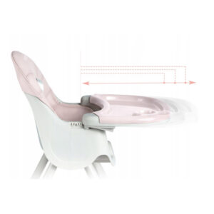 Παιδικό Κάθισμα Φαγητού 3 σε 1 Χρώματος Ροζ Ricokids Milo - Image 3