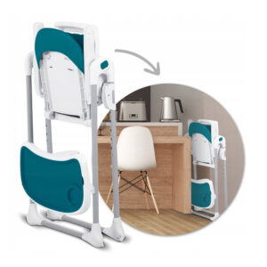 Παιδικό Κάθισμα Φαγητού 3 σε 1 με Μεταλλικό Σκελετό Χρώματος Πετρόλ Nukido Tulo - Image 5