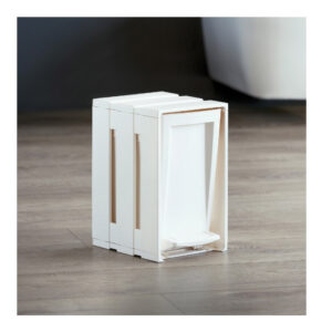 Πλαστικός Κάδος Απορριμμάτων 7 Lt Χρώματος Λευκό Bama 70121 - Image 3