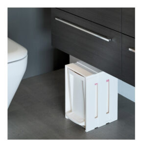 Πλαστικός Κάδος Απορριμμάτων 7 Lt Χρώματος Λευκό Bama 70121 - Image 4