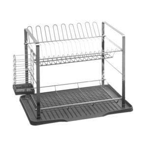 Διώροφη Μεταλλική Πιατοθήκη Στεγνωτήριο 46.2 x 33 x 35 cm 5Five Simply Smart 724370B - Image 4