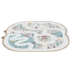 Παιδικό Καλάθι Αποθήκευσης & Χαλάκι Παιχνιδιού Υφασμάτινο 33 × 39 × 32 cm Γκρι 740801 Nukido - Image 5