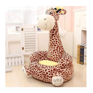 Παιδική Λούτρινη Πολυθρόνα Καμηλοπάρδαλη Χρώματος Καφέ Bakaji 8050534661385 - Image 2