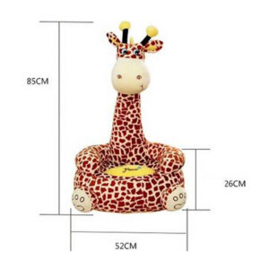 Παιδική Λούτρινη Πολυθρόνα Καμηλοπάρδαλη Χρώματος Καφέ Bakaji 8050534661385 - Image 3