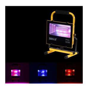 Ηλιακός Φορητός Προβολέας LED 50 W 504 Lm Bakaji 8052877973187 - Image 3