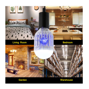 Εντομοαπωθητική LED Λάμπα E27 6 W Bakaji 8052877974221 - Image 3