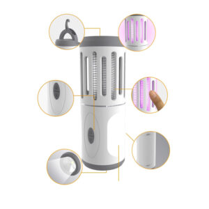 Ηλεκτρική Εντομοπαγίδα UV με LED Φακό 6 W Bakaji 8052877974238 - Image 2