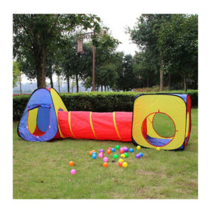 Σετ 2 Pop Up Παιδικές Σκηνές με Τούνελ Bakaji 8054143007916 - Image 3