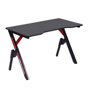 Μεταλλικό Γραφείο Gaming με Ξύλινη Επιφάνεια 120 x 60 x 73 cm Bakaji 8055205795376 - Image 5