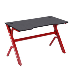 Μεταλλικό Γραφείο Gaming με Ξύλινη Επιφάνεια 120 x 60 x 73 cm Bakaji 8055205795390 - Image 5