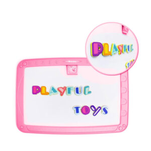 Παιδικό Σακίδιο Πλάτης με Μαγνητικό Μαυροπίνακα Διπλής Όψεως Χρώματος Ροζ Bakaji 8057711880249 - Image 2