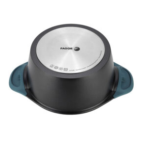 Αντικολλητική Κατσαρόλα από Χυτό Αλουμίνιο με Γυάλινο Καπάκι 5 Lt 24 cm Fagor Future 81PAFGFOL24 - Image 2