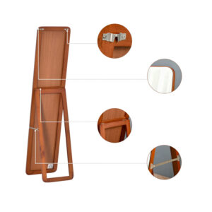 Επιδαπέδιος Ολόσωμος Καθρέφτης 37 x 43 x 156 cm HOMCOM 831-390 - Image 3