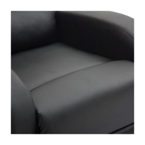 Ανακλινόμενη Πολυθρόνα με Υποπόδιο 80 x 91 x 102 cm HOMCOM 833-456BK - Image 3