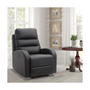 Ανακλινόμενη Πολυθρόνα με Υποπόδιο 80 x 91 x 102 cm HOMCOM 833-456BK - Image 4