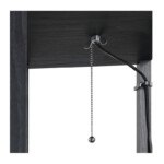 Ξύλινο Φωτιστικό Δαπέδου με 3 Ράφια και 2 Θύρες USB E27 40 W HOMCOM 833-623V02 - Image 3