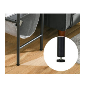 Βοηθητικό Μεταλλικό Τραπεζάκι με 2 Ράφια 60 x 28 x 53 cm HOMCOM 838-117 - Image 5