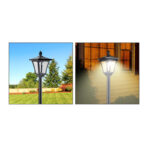Ηλιακό LED Φανάρι Κήπου Κολόνα 160 cm Outsunny 842-108 - Image 5