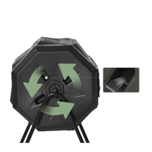 Κάδος Ταχείας Κομποστοποίησης 160 Lt 71 x 64 x 92 cm Outsunny 845-490 - Image 4