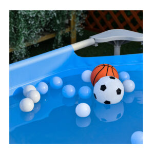 Ορθογώνια Πισίνα με Φίλτρο και Βαλβίδα από Ατσάλι και PVC 252 x 152 x 65 cm Χρώματος Μπλε Outsunny 848-016V90 - Image 3