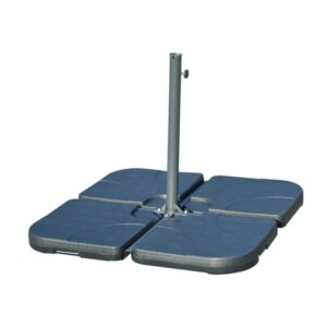 Outsunny Σετ 4τμχ Πλαστική Βάση Ομπρέλα Κήπου 50? 50 7,5 εκ 84D-021 - Image 3