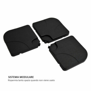 Outsunny Σετ 4τμχ Πλαστική Βάση Ομπρέλα Κήπου 50? 50 7,5 εκ 84D-021 - Image 4