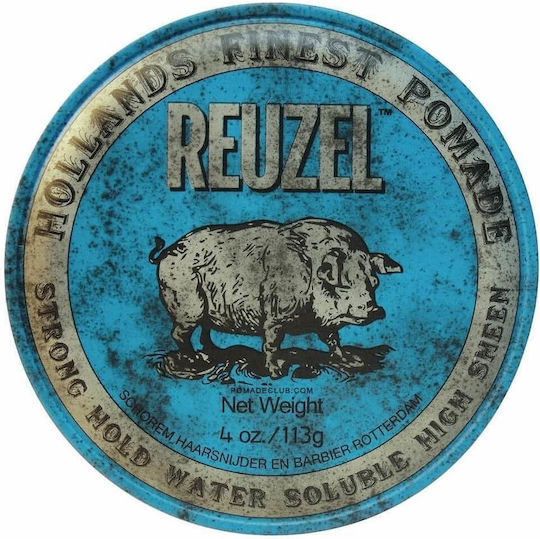 Reuzel Blue High Sheen Pomade 113gr 852578006010 Reuzel Blue High Sheen Pomade 113gr 852578006010