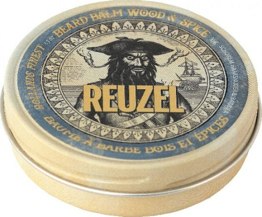 Reuzel Balm Περιποίησης για Γένια και Μουστάκι Wood & Spice 35gr 852968008631 Reuzel Balm Περιποίησης για Γένια και Μουστάκι Wood & Spice 35gr 852968008631