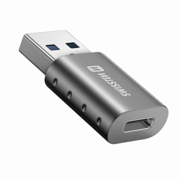 SWISSTEN Προσαρμογέας OTG/ Αντάπτορας USB-A (αρσενικό) / USB-C (θηλυκό) 8595217478893