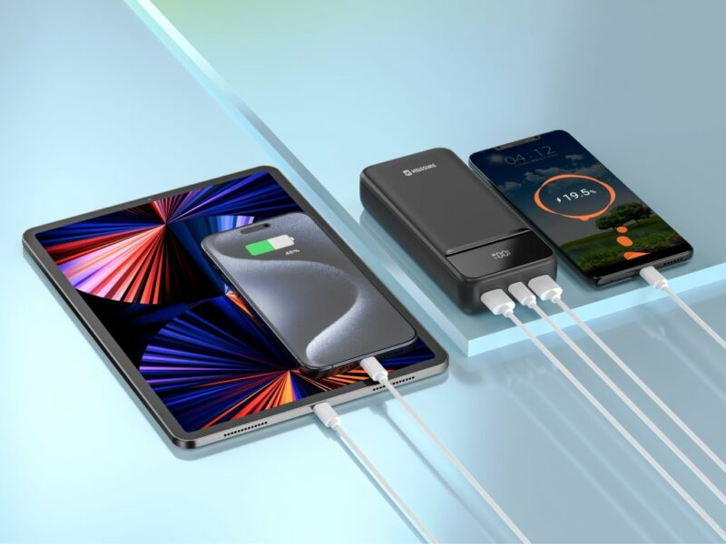SWISSTEN Φορητός Φορτιστής POWER LINE II 20000 mAh, Μαύρο 8595217490628 - Image 4