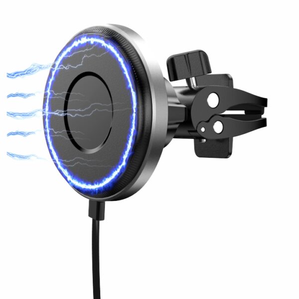 iPEAX Ασύρματη Φόρτιση Αυτοκινήτου Βάση Holdex Pro Μαύρο 8595217492226