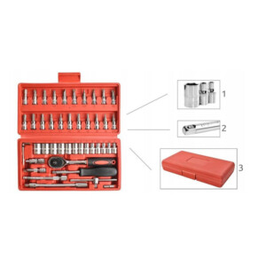 Σετ Βαλιτσάκι Εργαλείων 46 τμχ Bigstren 8630 - Image 3