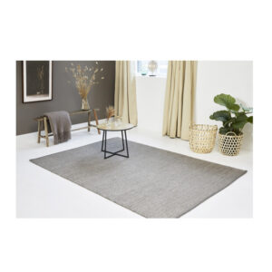 Μάλλινο Χαλί 140 x 200 cm Χρώματος Γκρι Lifa-Living 8715342024233 - Image 4