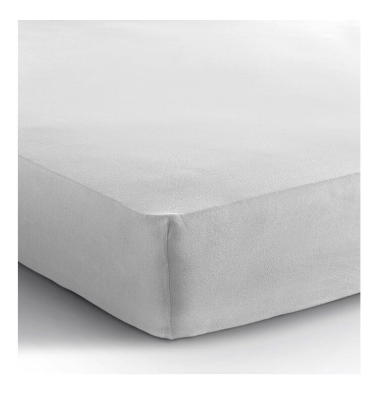 King Size Σεντόνι Jersey με Λάστιχο 190 x 200 x 30 cm Χρώματος Λευκό Dreamhouse 8717703801170 - Image 2