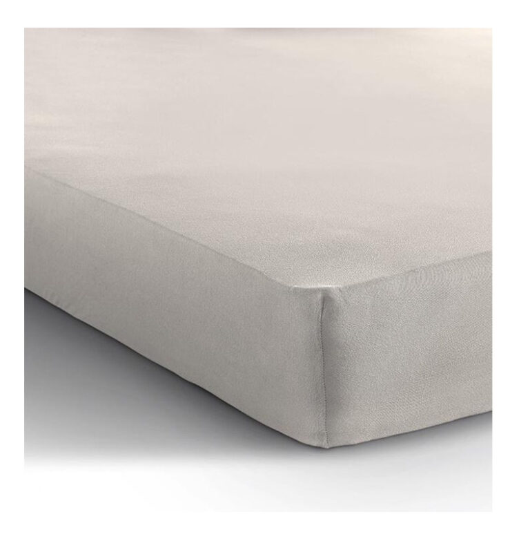 Υπέρδιπλο Σεντόνι Jersey με Λάστιχο 160 x 200 x 30 cm Χρώματος Κρεμ Dreamhouse 8717703801248 - Image 2