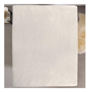 Υπέρδιπλο Σεντόνι Jersey με Λάστιχο 160 x 200 x 30 cm Χρώματος Κρεμ Dreamhouse 8717703801248