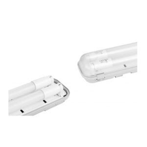 Διπλό Φωτιστικό Φθορίου Οροφής Σκαφάκι 120 cm IP65 με 2 Λαμπτήρες LED 2 x 18 W SPM 8719033876064 - Image 4