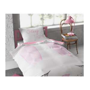 Σετ Μονή Παιδική Βαμβακερή Παπλωματοθήκη με Μαξιλαροθήκη 140 x 200 cm Cute Bunny Dreamhouse 8719242058619 - Image 2